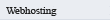Webhosting